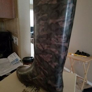 Coach Camo Rain boots